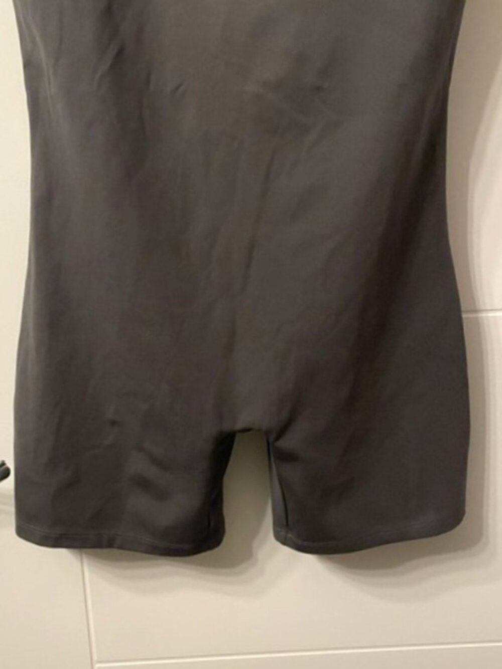 Girlfriend Collective Activewear Onesie Romper Unitard Gray Size Large - Picture 4 of 9